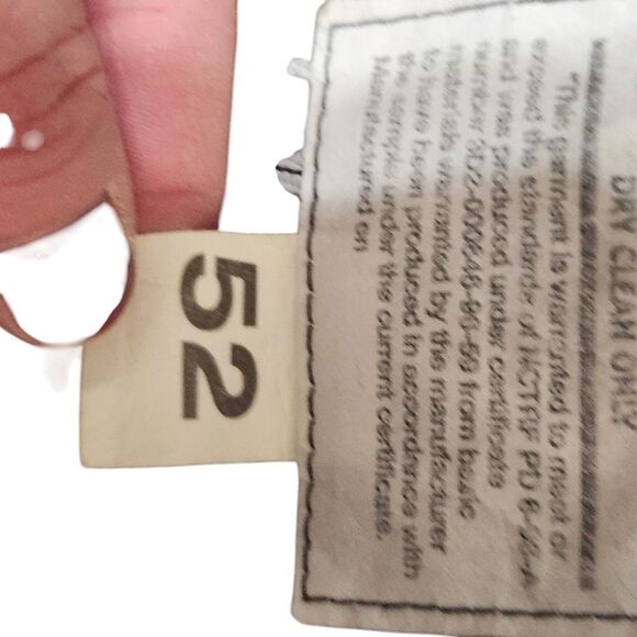 Vintage Neptune Garment Company Jacket Size 52 Regular Black Vest Insert Zip Up - Picture 15 of 15